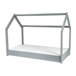 Ensemble: matelas ECO avec lit cabane 160x80cm